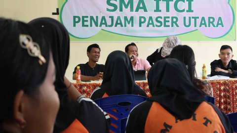 Dokumentasi Bawaslu Goes to School SMA ITCI PPU