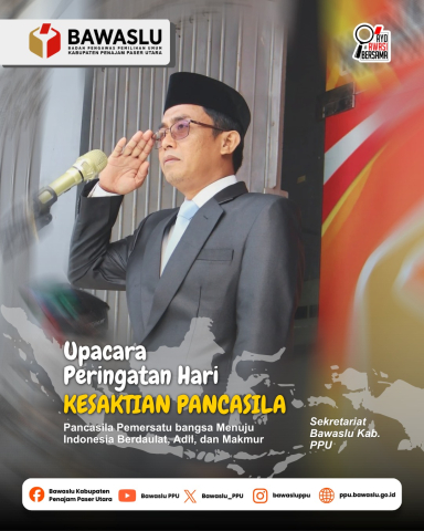 Bawaslu Penajam Paser Utara Peringati Hari Kesaktian Pancasila, Teguhkan Nilai Persatuan dan Demokrasi