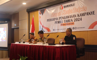 Rapat Kerja Teknis  Persiapan Pengawasan Kampanye Pemilu 2024