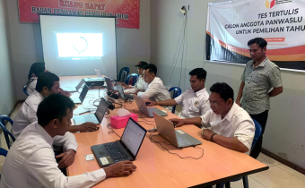 Bawaslu Kabupaten PPU Laksanakan seleksiTes Tertulis secara CAT 