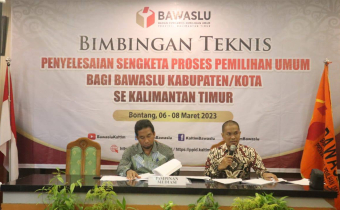 Bawaslu PPU Siap Menyelesaikan Permohonan Sengketa Proses Pemilu.