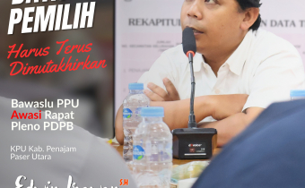 Bawaslu PPU Awasi Rapat Pleno PDPB Triwulan III Tahun 2026